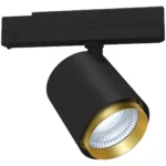 Odion XS - BLE Schienenstrahler dreh-schwenkbar schwarz/gold 32W 37° 3000K CRI80 35040371J502