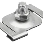 Halteclip für T-Schiene DC-003 mit Mutter ISO 4032 M6 für Deckenclip 99-018 - verzinkt AA1100139