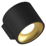 Fido WL 105 HV - Phasenabsch. Aufbauleuchten starr schwarz/gold 10W 80° 3000K CRI93 F42A03715D02