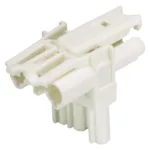 WIELAND GST18i3 T-Verteiler 3-Polig, 2xBuchse, 1xStecker, für 1,5mm², 250V, 16A - weiss 92.030.3053.0