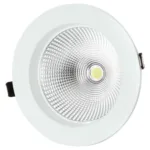 VLED DOWNLIGHT REFLECTOR - Runde Einbauleuchten starr weiss 20W 70° 4000K CRI80 DWL008