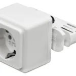 EUTRAC Steckdosen Multi-Adapter für 3-Phasen Aufbau und Einbauschiene, 50N - weiss 99-095-6