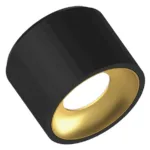 Fido CL 105 HV - Phasenabsch. Aufbauleuchten starr schwarz/gold 10W 80° 2200-3000K CRI93 F32A03715H02