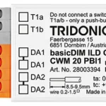 TRIDONIC Push Button Interface für ILD G2 System basicDIM ILD G2 CWM 20 PBI1 28003394