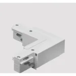 EUTRAC L-Verbinder für 3-Phasen Aufbauschiene, Schutzleiter innen, mit Einspeisemöglichkeit - weiss 555 1 1210 6