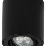 LED SPOT SURFACE Round GU10 Black