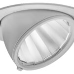 roundVISION 90 - Runde Einbauleuchten dreh-ausschwenkbar silber 27W 24° 4000K CRI92 AG41633.01.92