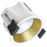 roundFFECT 68 - NeoLink Human Centric Lighting starr weiss/gold 12W 75° 1800-16000K/RGB CRI90 TC40019.61.56.53