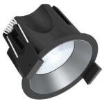 roundFFECT 68 - DALI Human Centric Lighting starr schwarz/silber 12W 75° 1800-16000K/RGB CRI90 TC40019.73.56.51