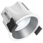 roundFFECT 68 - DALI Human Centric Lighting starr weiss/silber 12W 75° 1800-16000K/RGB CRI90 TC40019.63.56.51