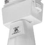 GLOBAL Trac Pro Schuko Multiadapter Steckdoseneinsatz für 3-Phasen Stromschiene, 16A, 240V - weiss XTSA 67S-3