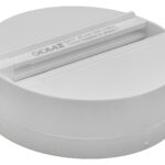 GLOBAL Trac Pro FIX-Point 3-Phasen Deckenaufbaudose für Multi-Adapter, d=100 mm, h= 32 mm, 50N - weiss GA 70-3