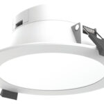 VLED DOWNLIGHT - Runde Einbauleuchten starr weiss 9W 120° 3000K CRI80 DWL047